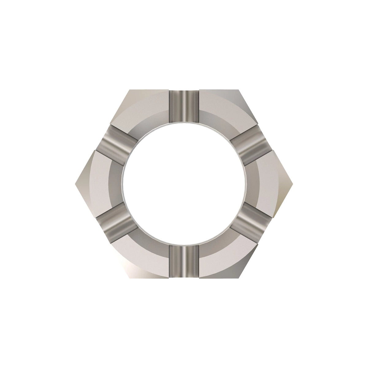 John Deere 14H1097: Hexagonal Slotted Nut, 7/8"