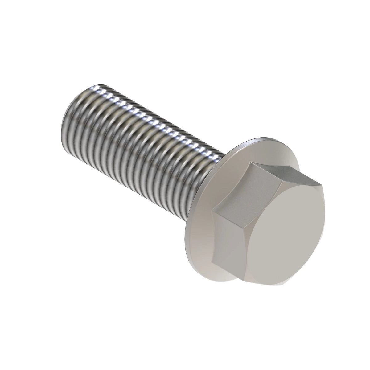 John Deere 19H3858: Hexagonal Head Flanged Screw, 7/16" X 1-1/2"