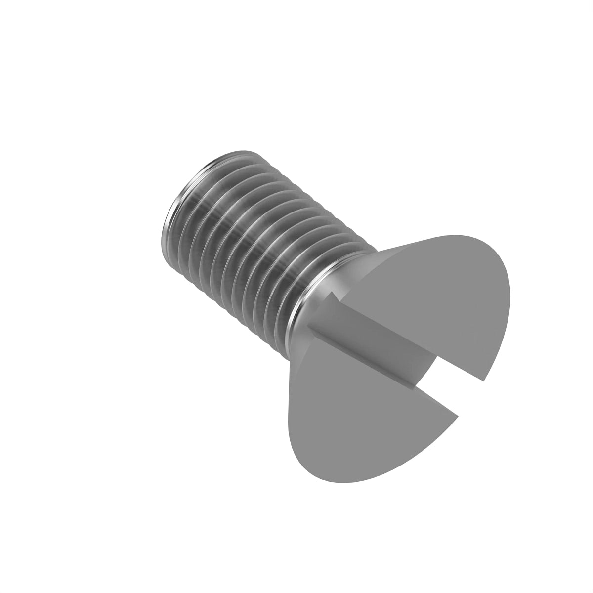John Deere 21H1251: Countersunk Flat Head Screw, 1/2" X 1"