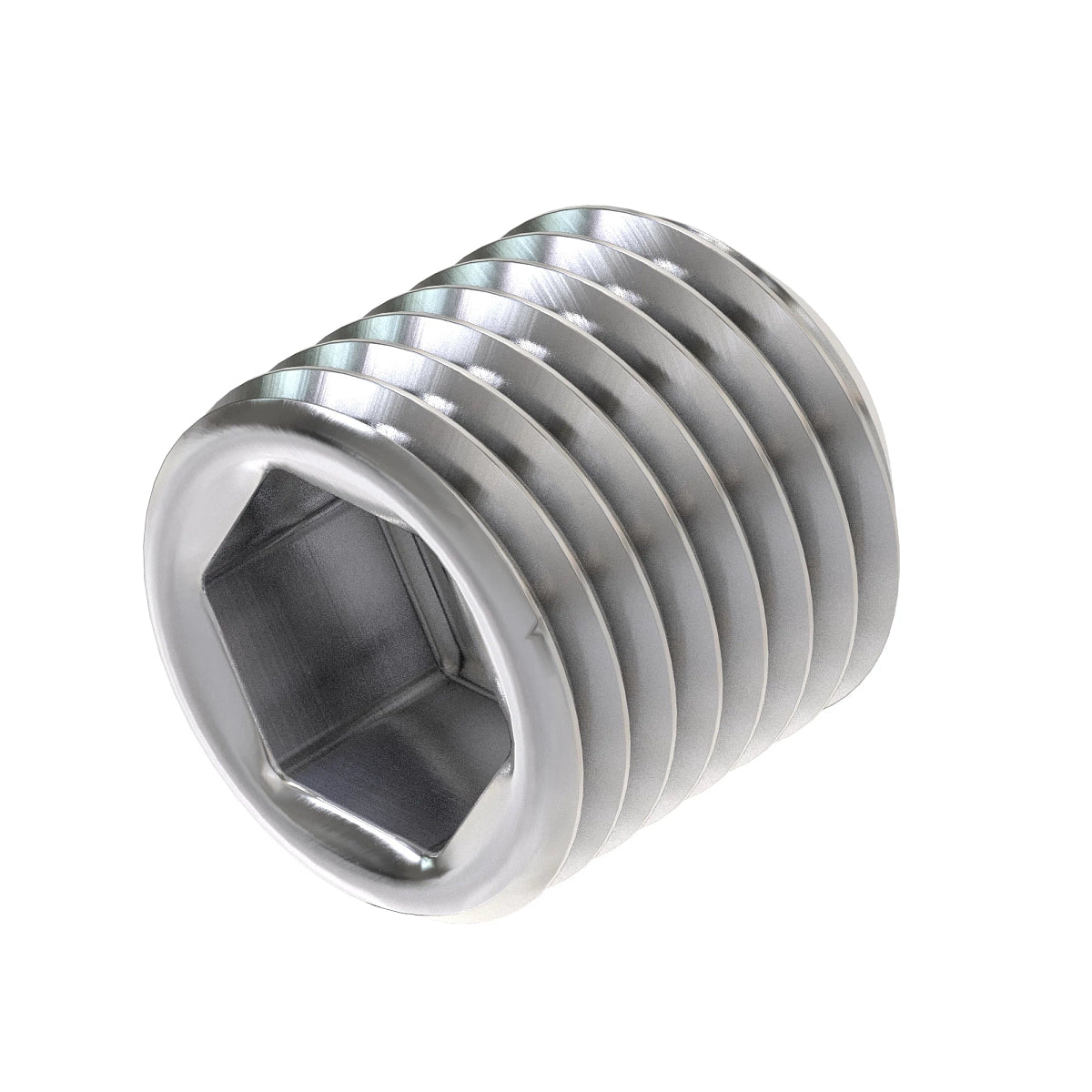 John Deere 22M7009: Hexagonal Socket Headless Set Screw, M12 X 12