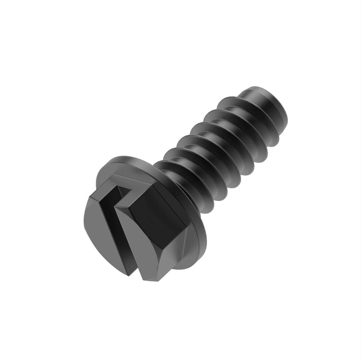 John Deere 37H228: Hexagonal Flange Head Self-Tapping Screw, 0.164" X 3/8"