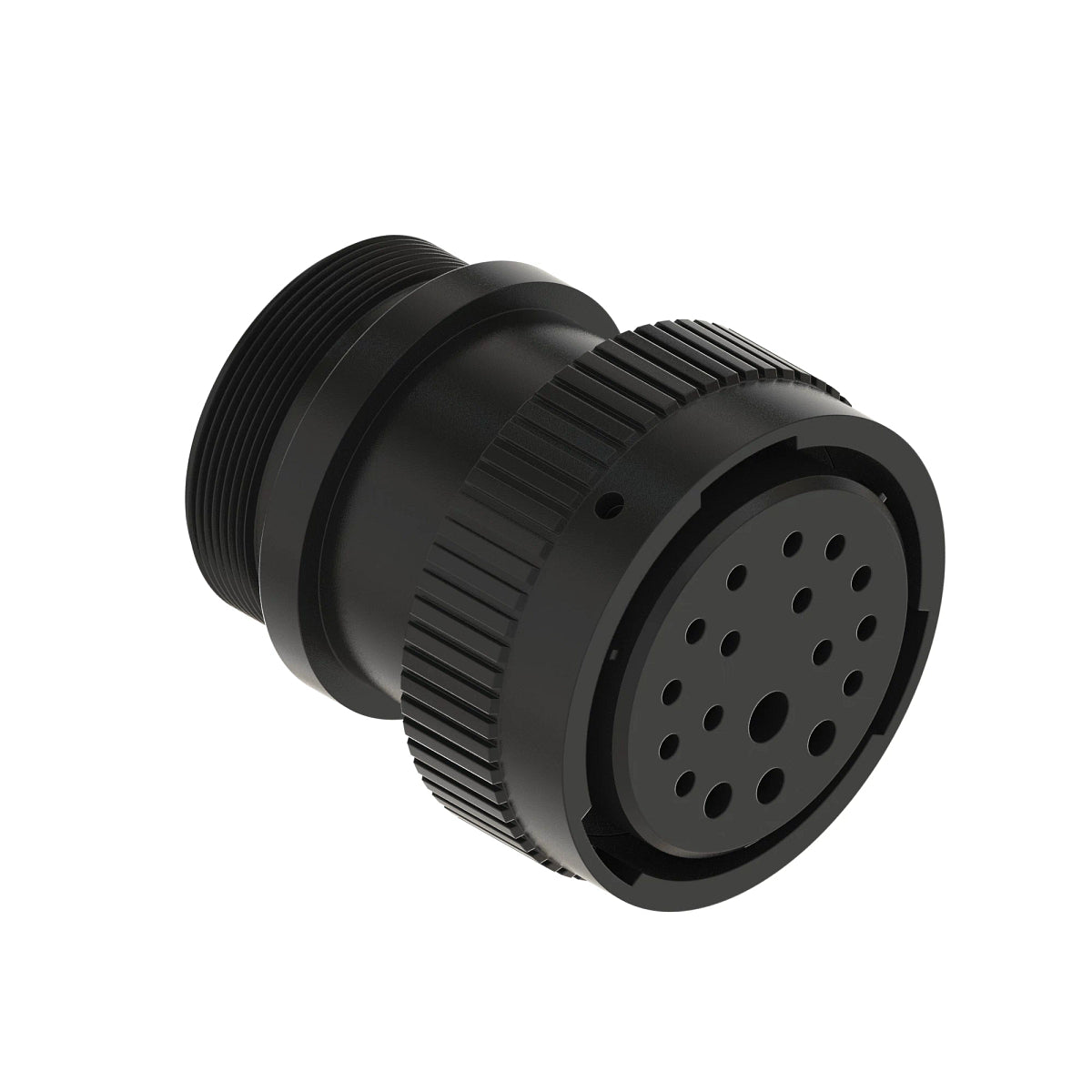 John Deere 57M10742: Black Internal Electrical Connector Housing, 18 Cavities