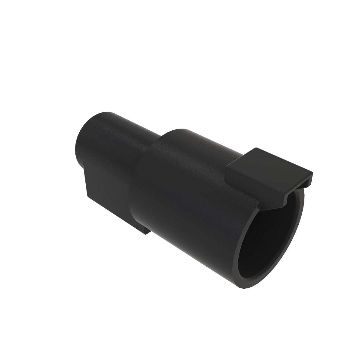 John Deere 57M7758: Black External Electrical Connector Terminal, 1 Cavities