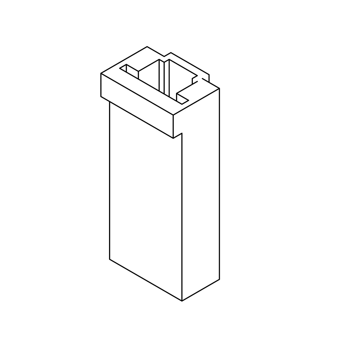 John Deere 57M8815: Electrical Connector Housing
