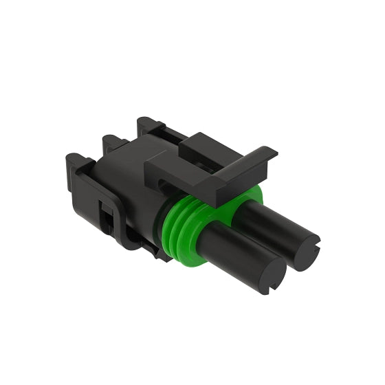 John Deere 57M9516: Gray Internal Electrical Connector Housing, Cavities 2