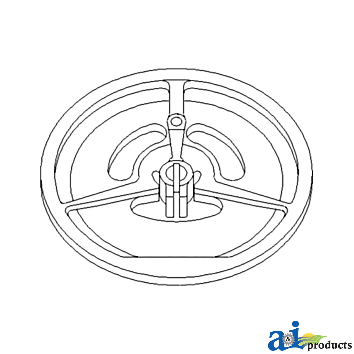 John Deere A-AH149356: Half Sheave, Inner Driver