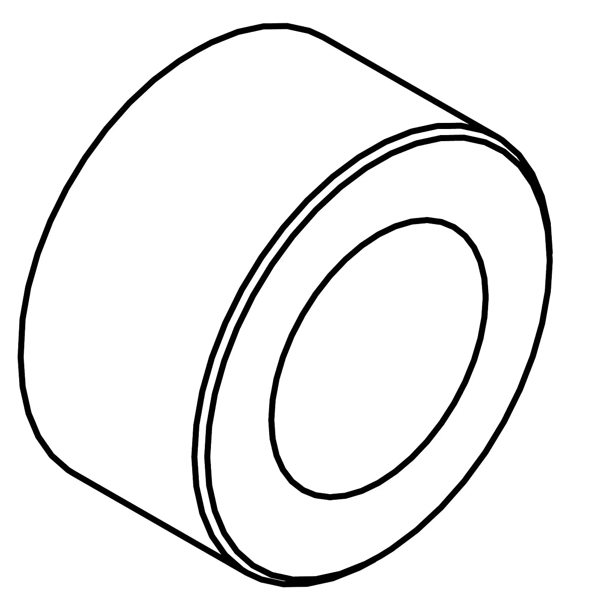 John Deere A52360: Flanged Expanded Inner Diameter Bushing