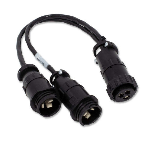 AE2528 - Ag Express AE2528: 3-Pin Power AMP Y Cable | Carrico
