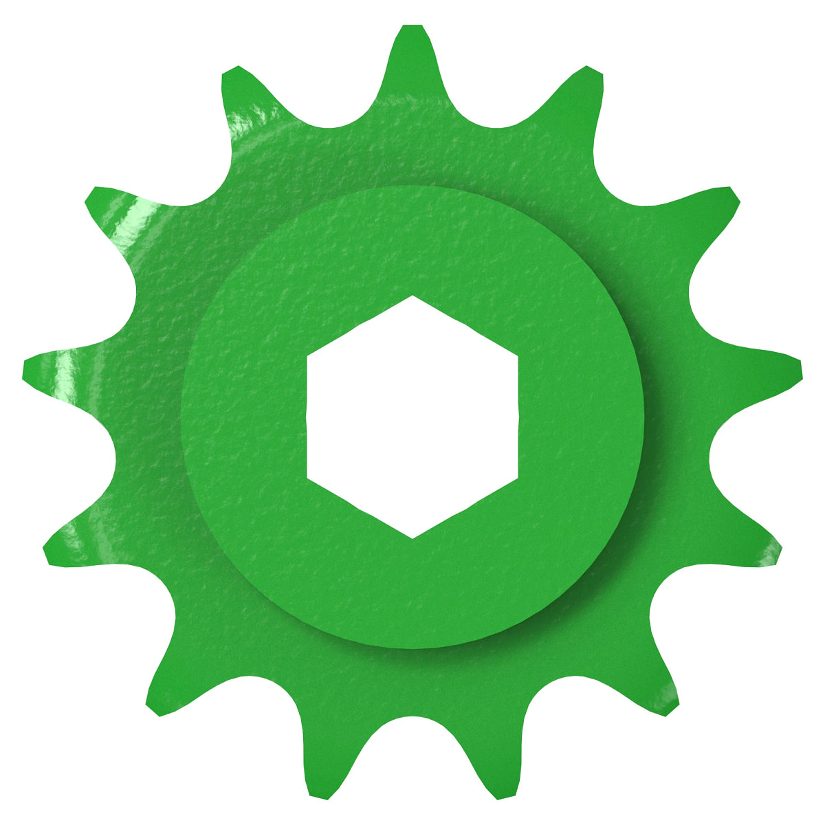 John Deere AE74597: Double Chain Sprocket, 13 Tooth