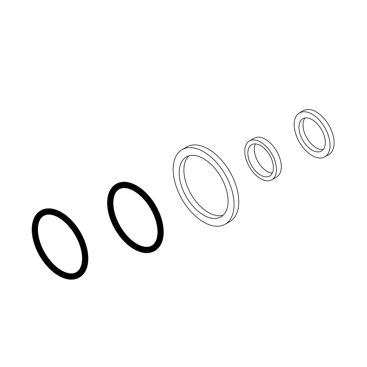 John Deere AHC16986: Hydraulic Cylinder Rod Seal Kit