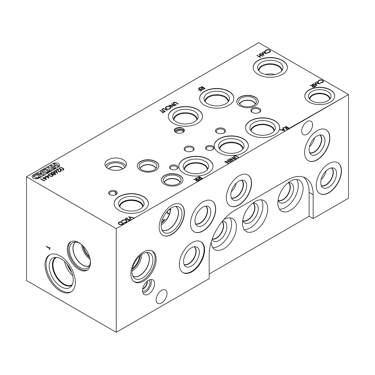 John Deere AXE62074: Flow Control Hydraulic Valve Block