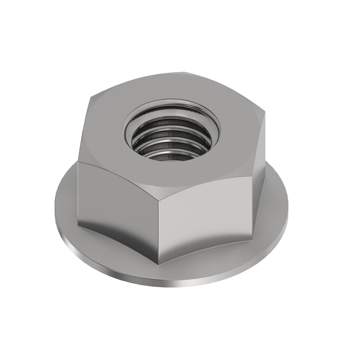 John Deere E55662: Hexagonal Flange Nut, 3/8"