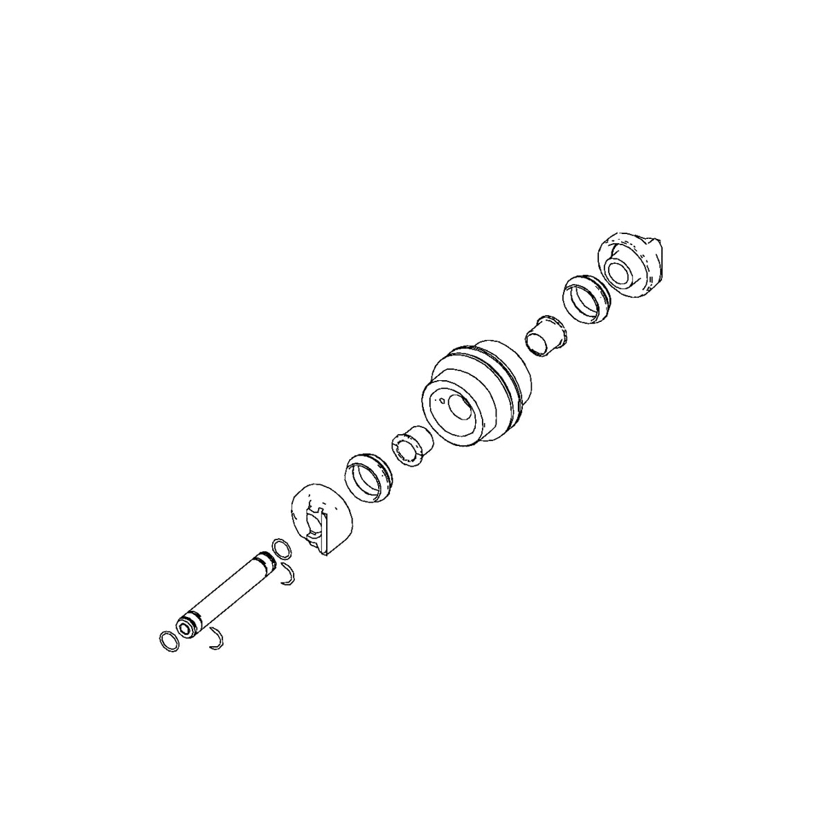 John Deere FYD00008528: Lower Track Roller