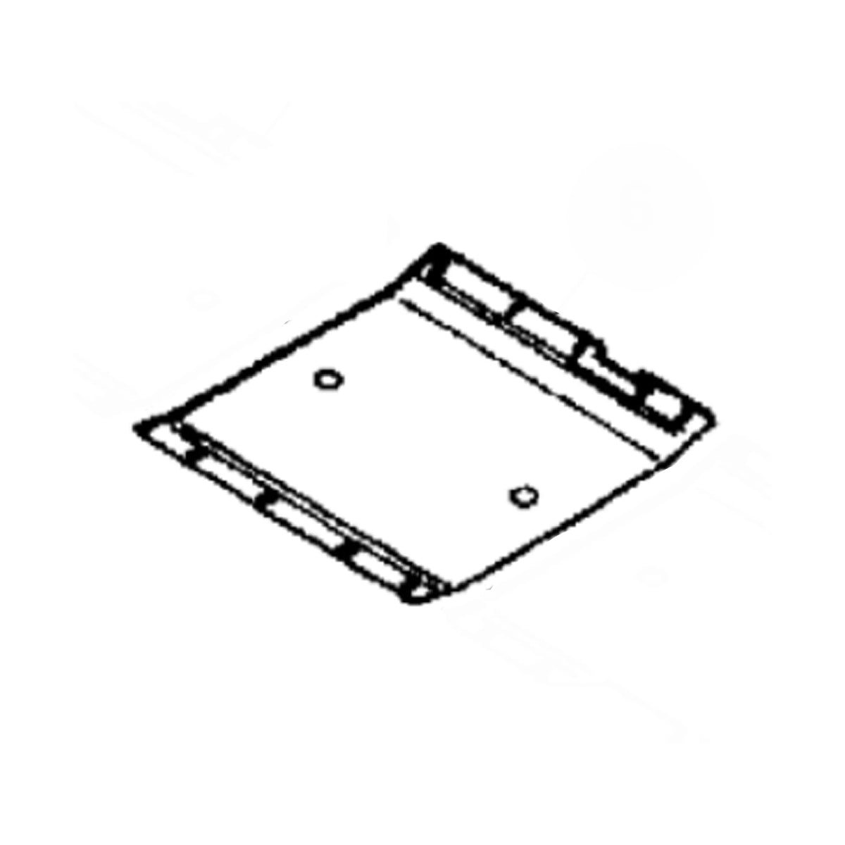 John Deere H150102: Poly Skid Shoe Replacement Panel, 16.75 Inch Width X 17.63 Inch Length