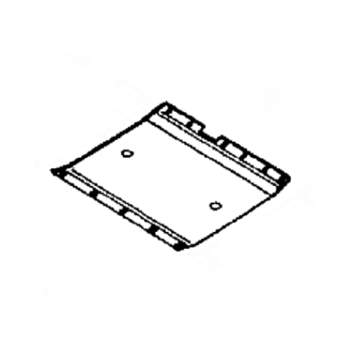 John Deere H150103: Poly Skid Shoe Replacement Panel, 16.75 Inch Width X 20.63 Inch Length