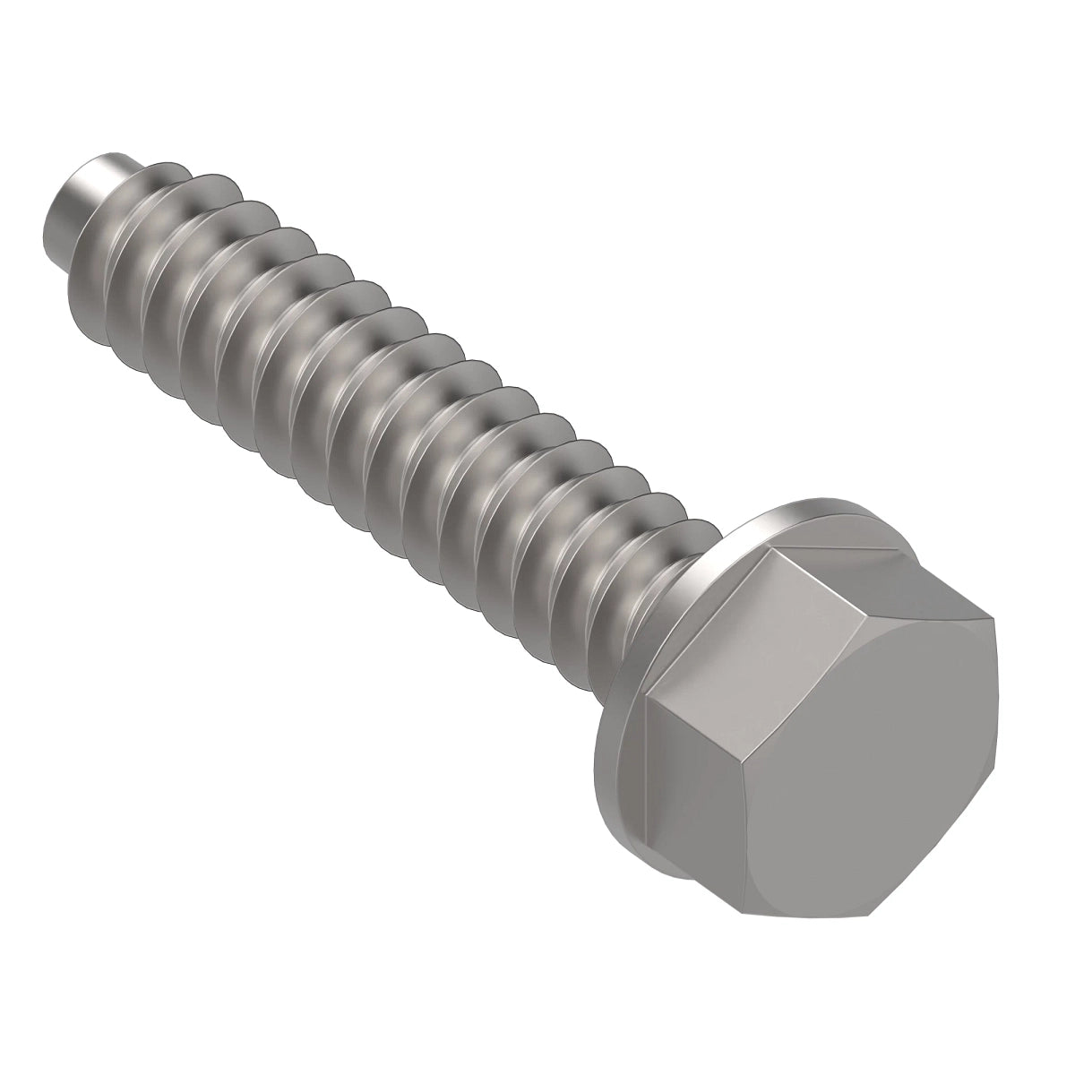 John Deere H201591: Hexagonal Flange Head Self-Tapping Screw, 1/4" X 1.181"