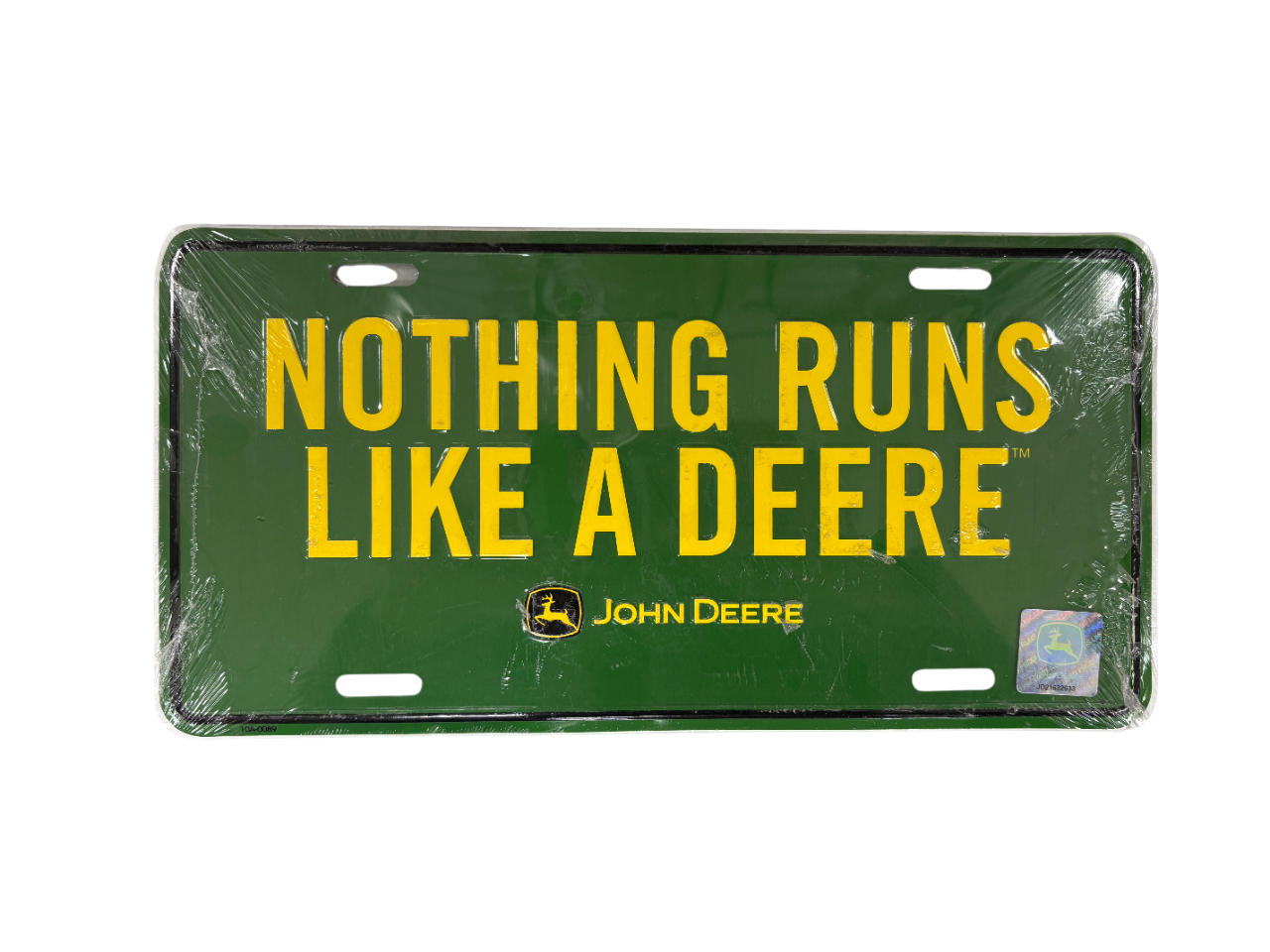 John Deere Nothing Runs Like A Deere License Plate