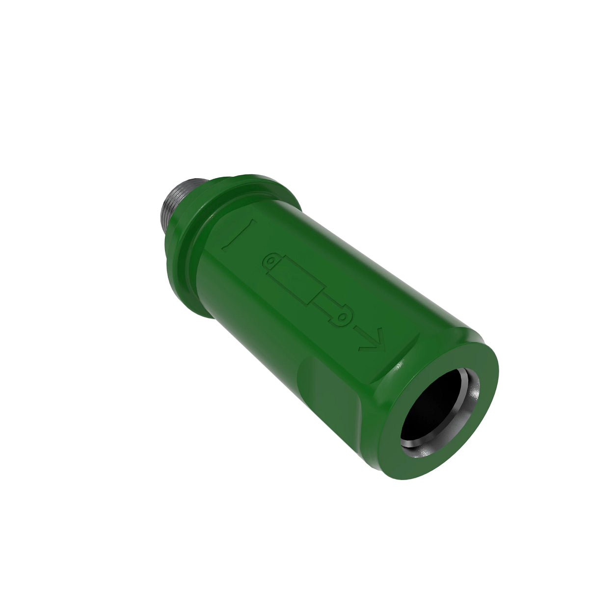 John Deere KK57311: Hydraulic Hose Green Grip, Retract, SCV I, 1.3 cm (1/2 inch) Line