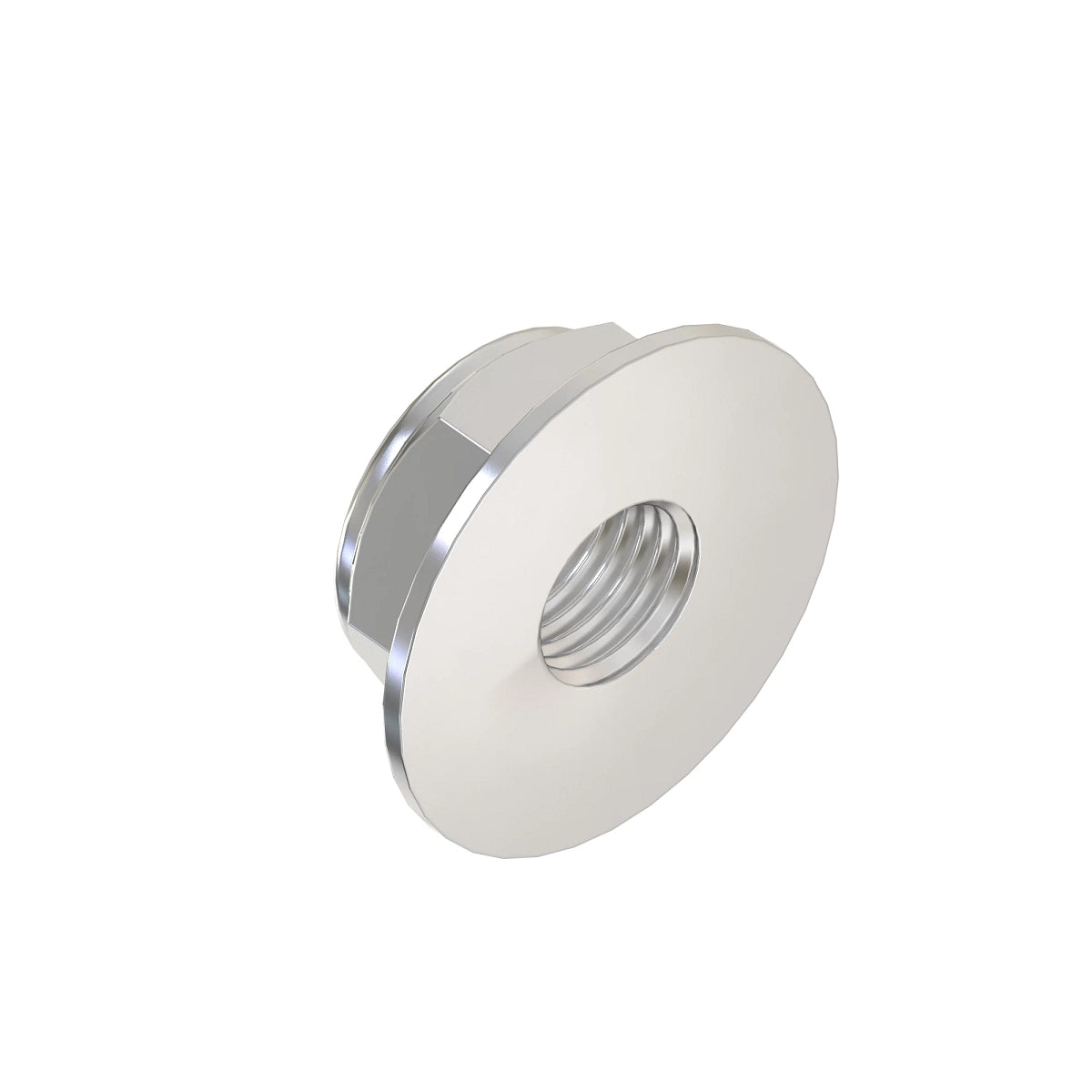 John Deere M158040: Hexagonal Lock Nut, 9.525 mm (3/8")