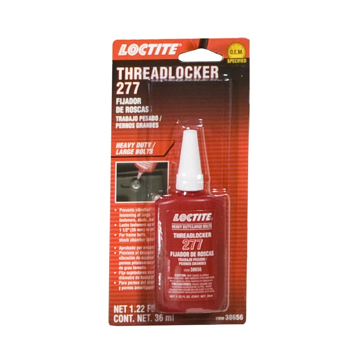 John Deere PM38656: LOCTITE Threadlocker 277€š, Bottle 36 ml (1.22 Oz)