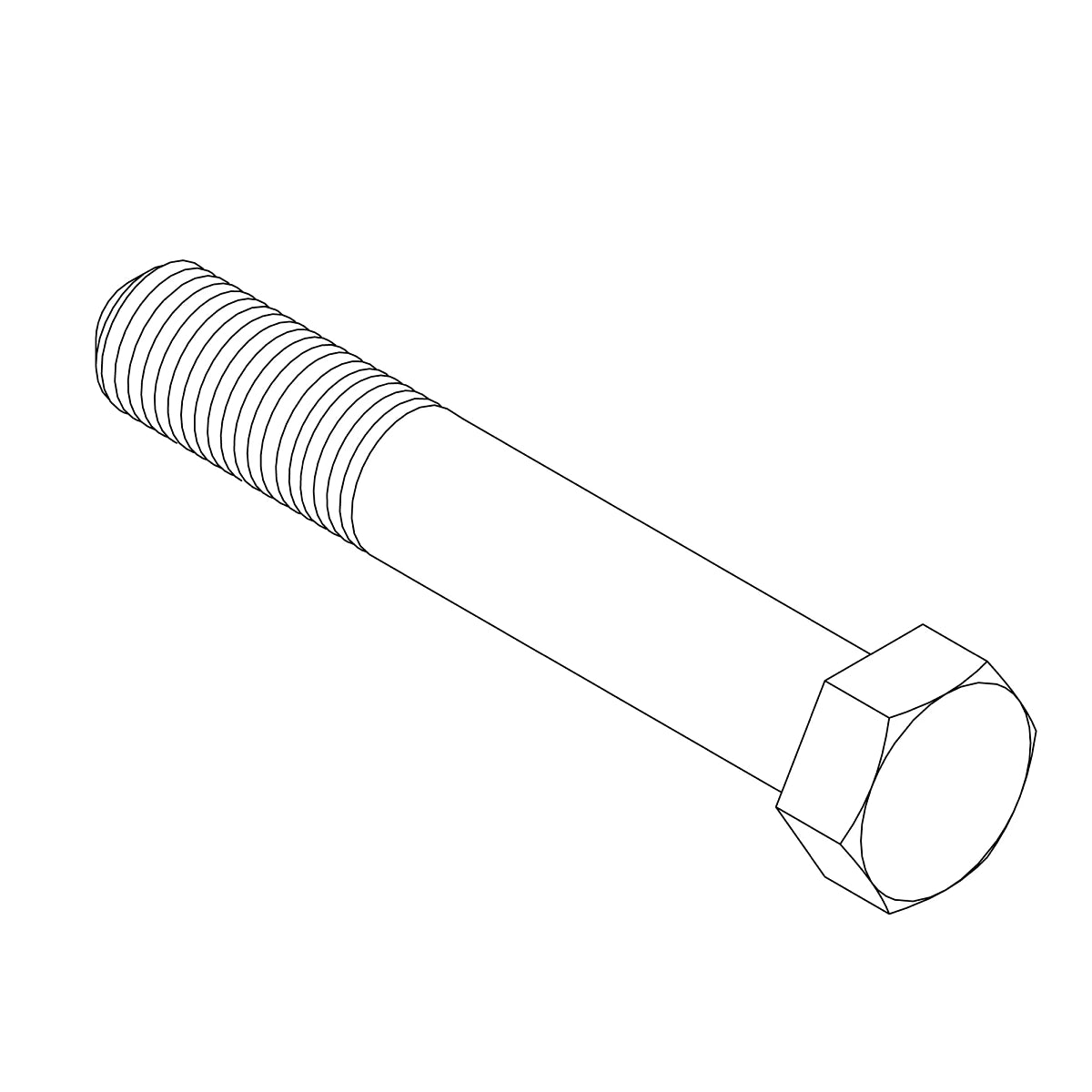 John Deere R552105: Cap Screw, M22 X 140