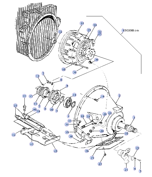 Versatile/Ford/New Holland V69012 Brake Plate