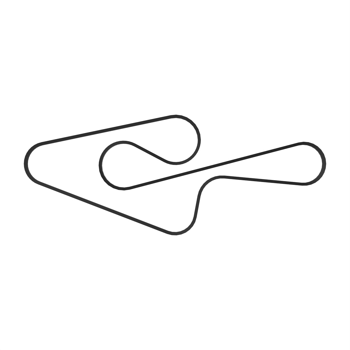 John Deere TCU19900: Mower Drive V-Belt, Effective Length 4459 mm (175.6 inch)