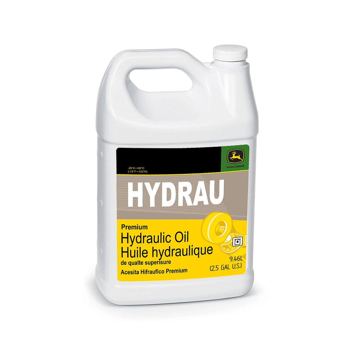 John Deere TY27366: Hydraulic Oil, Hydrau, ISO 68, 9.46 Liter (2.5 Gallon)