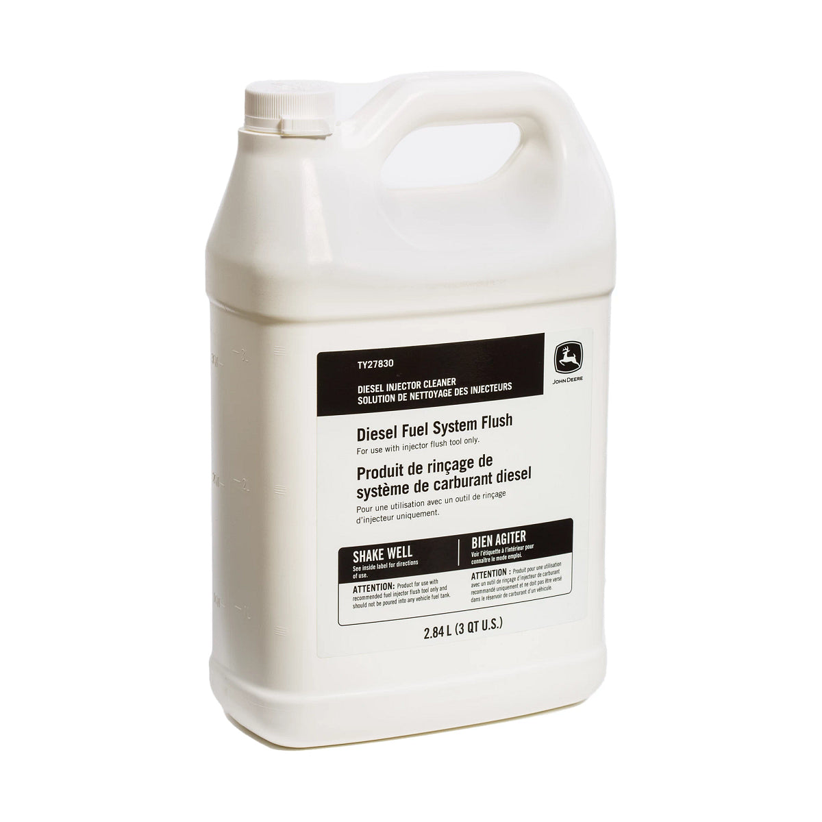 John Deere TY27830: Diesel Fuel System Flush, Clean-Up 2, 2.84 Liter (0.75 Gallon)