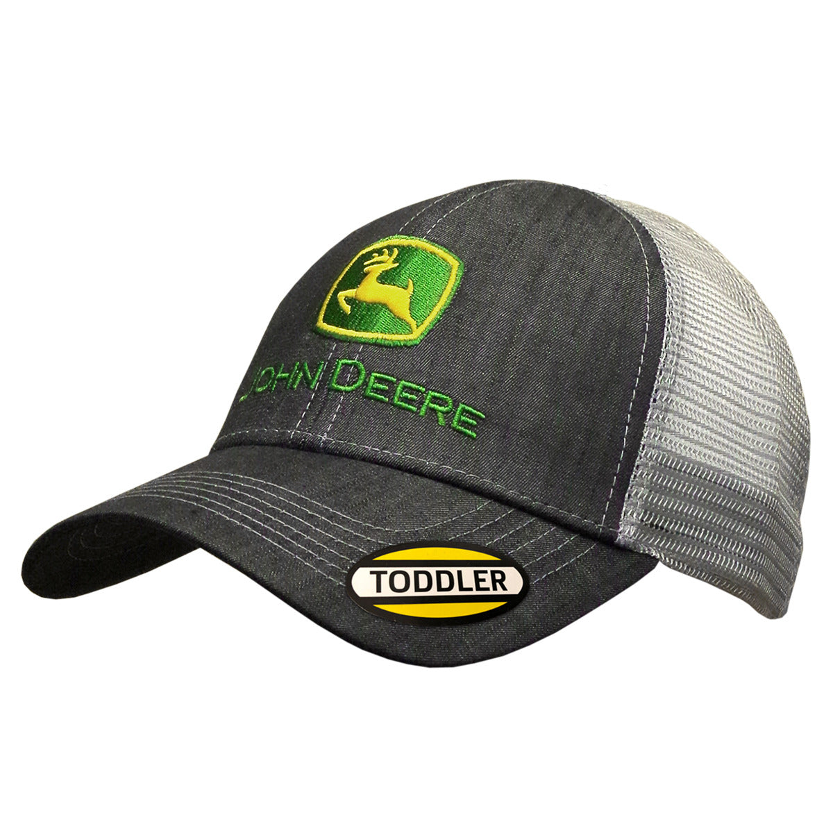 John Deere Youth Charcoal Denim Look Cap