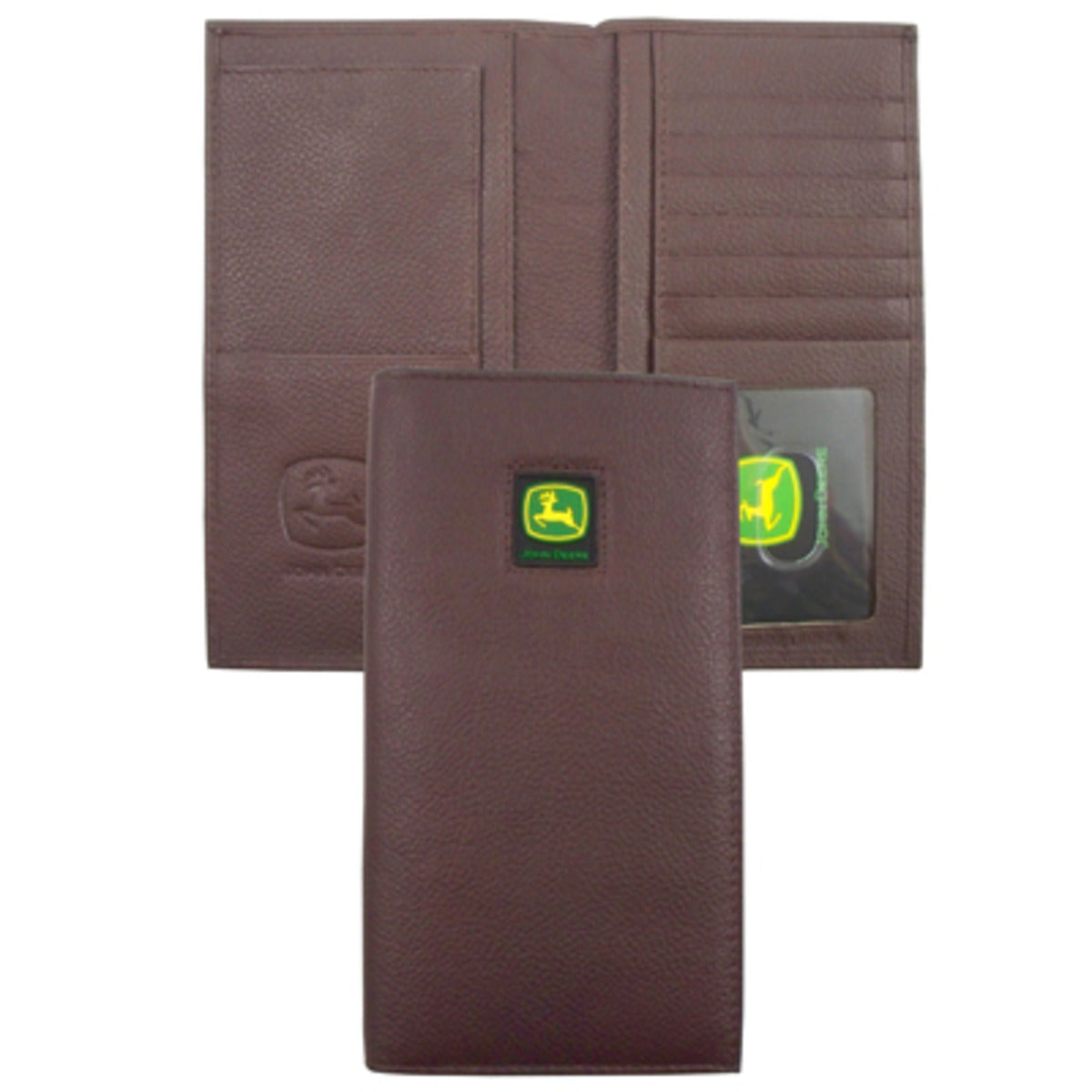 John Deere Checkbook Holder w/Logo Patch