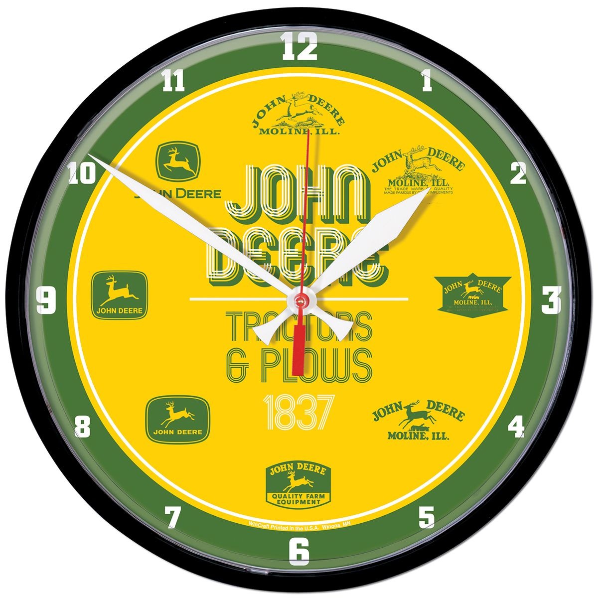 Wall Clock-Round-Logo Vintage