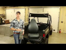 Load and play video in Gallery viewer, High Performance Gator Seat Cover - Black