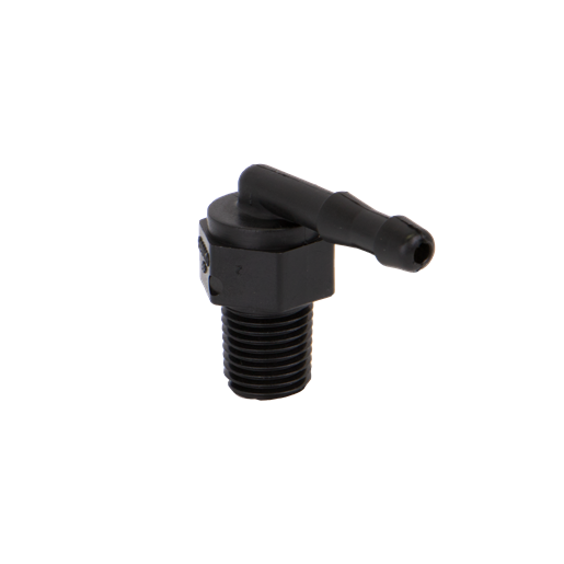 Banjo HB025-90: ¼" Male Thread X ¼" 90° Hose Barb