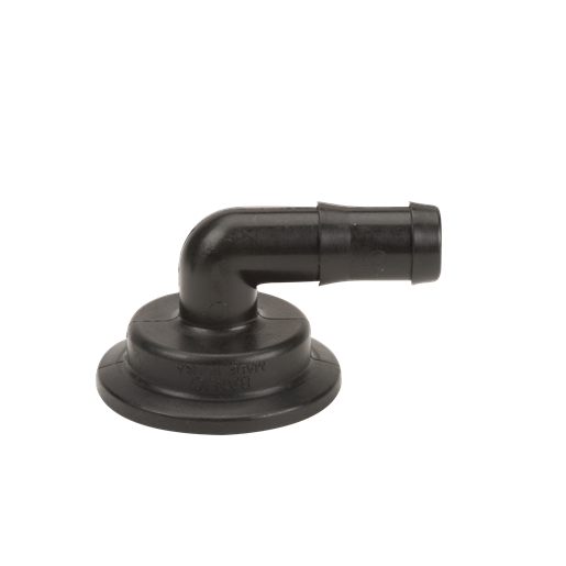 Banjo M200100BRB90: 2" Flange X 1" 90° Hose Barb Elbow