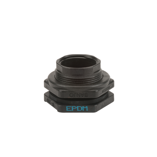 Banjo TF200: 2" Poly Bulkhead Tank Fitting with EPDM Gasket