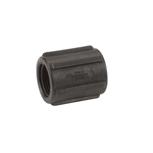 Banjo CPLG100: 1" Poly Pipe Coupling