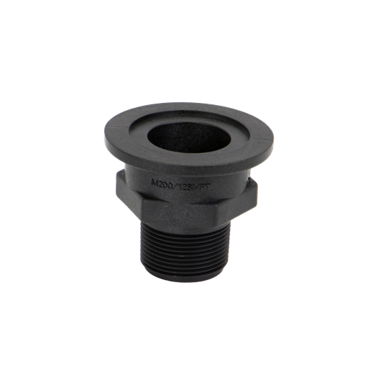 Banjo M200125MPT: 2" Flange X 1¼" Male Thread