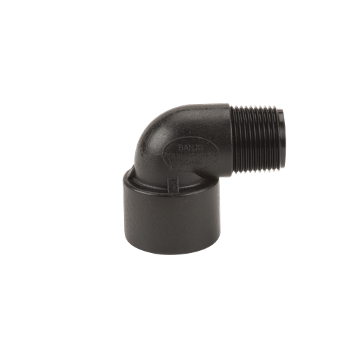 Banjo SL075-90: 3/4" 90° Poly Street Elbow