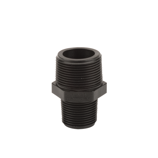Banjo RN125-100: 1¼" X 1" Poly Reducing Nipple