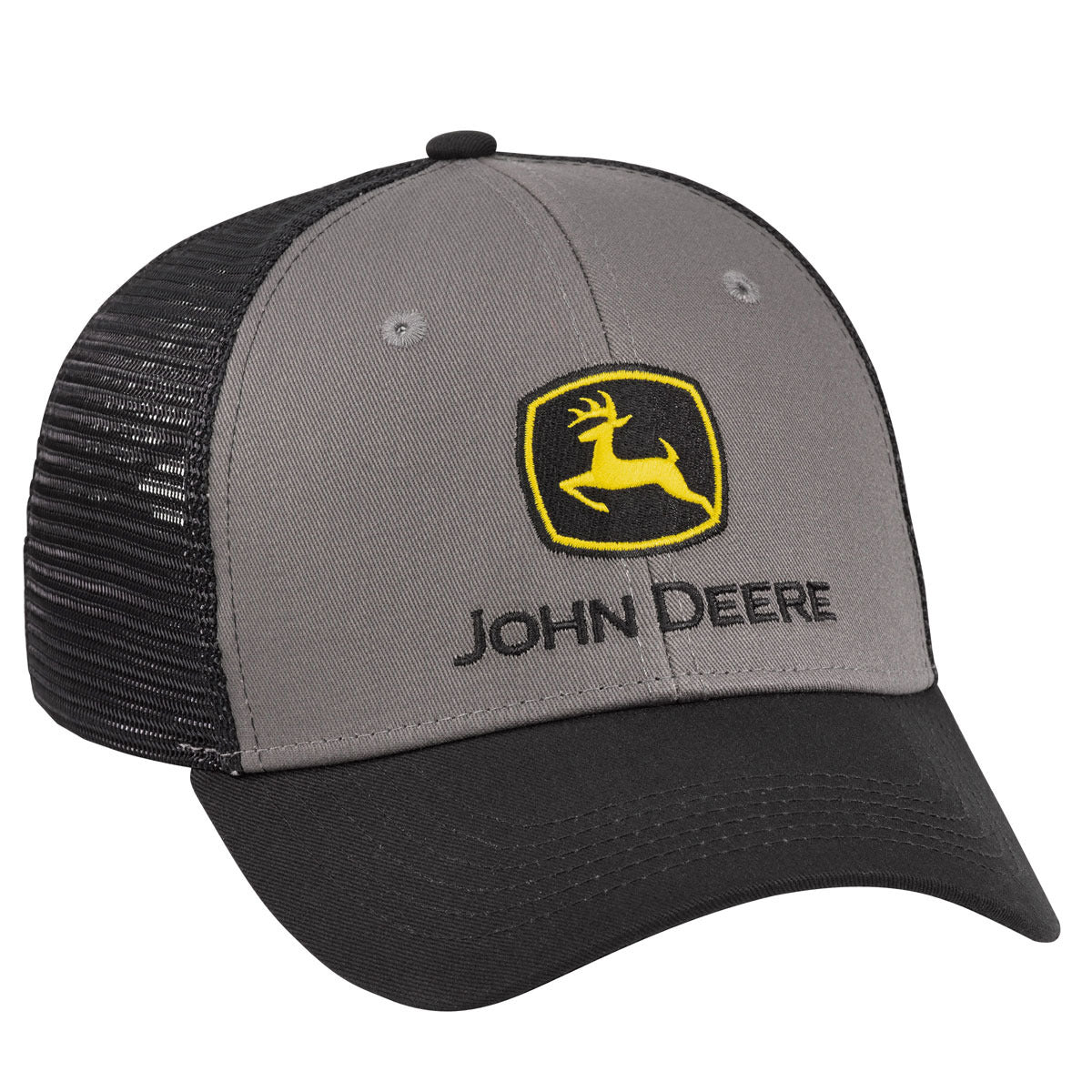 John Deere Construction Cloth Mesh Cap