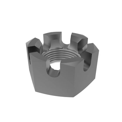 John Deere 14H1020: Hexagonal Slotted Nut, 3/4"