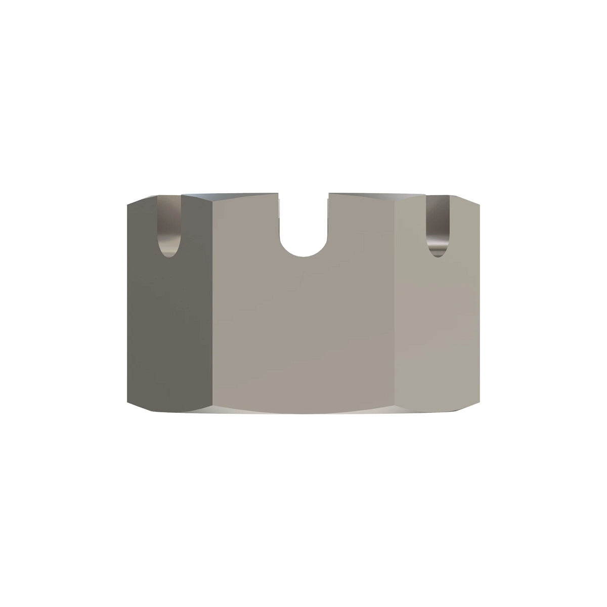 John Deere 14H1097: Hexagonal Slotted Nut, 7/8"