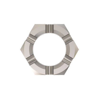 John Deere 14H1097: Hexagonal Slotted Nut, 7/8"