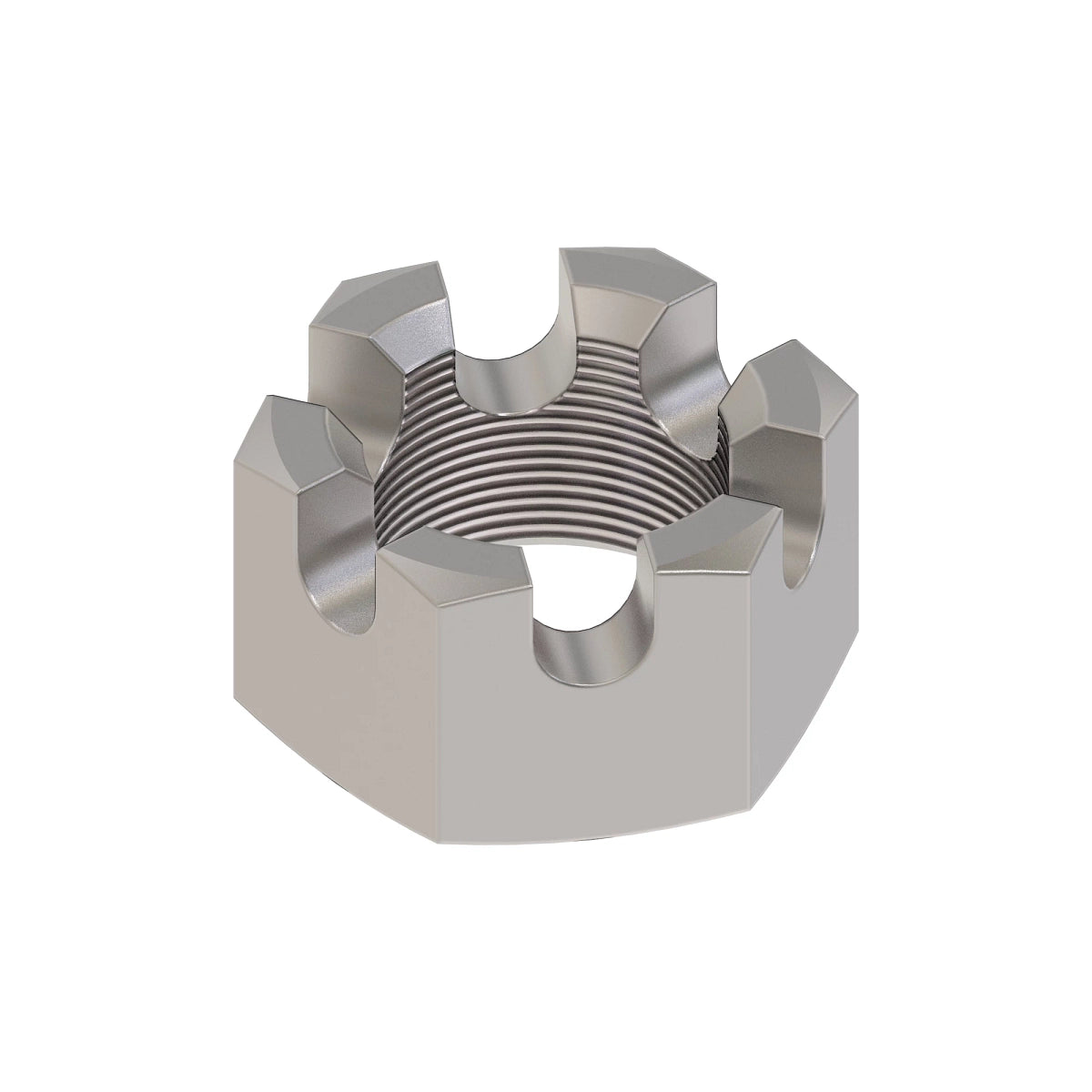 John Deere 14H874: Hexagonal Slotted Nut, 5/8"