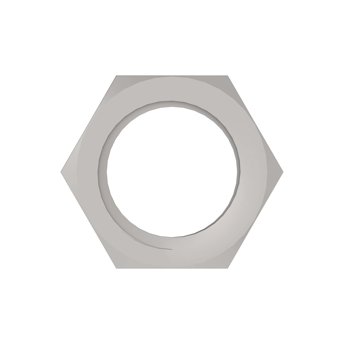 John Deere 14H901: Hexagonal Slotted Nut, 1-1/2"