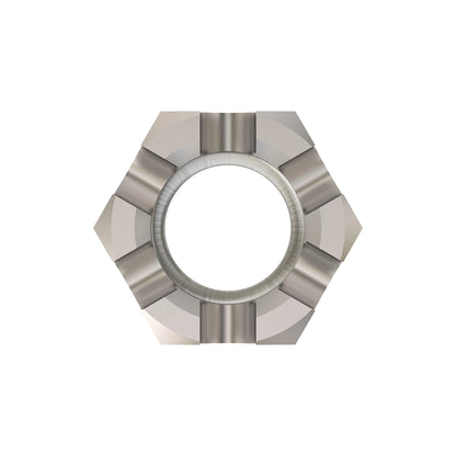 John Deere 14H936: Hexagonal Slotted Nut, 3/8"