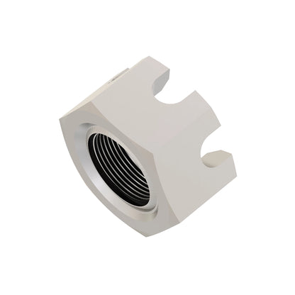 John Deere 14H936: Hexagonal Slotted Nut, 3/8"