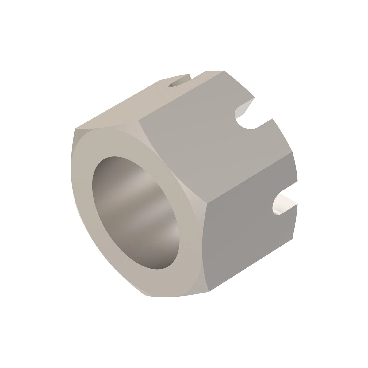 John Deere 14M7188:  Hexagonal Slotted Nut, M20