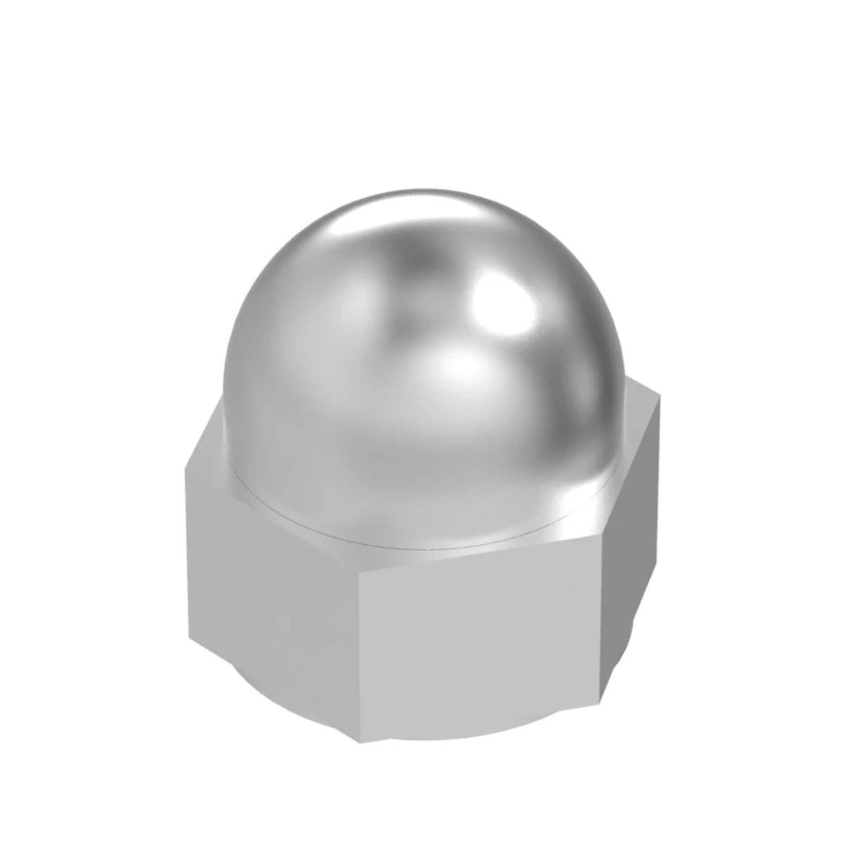 John Deere 14M7226: Hexagonal Crown Nut, M8